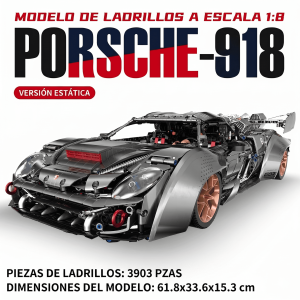 Porsche 918 Electroplated Technic 3903 Piezas