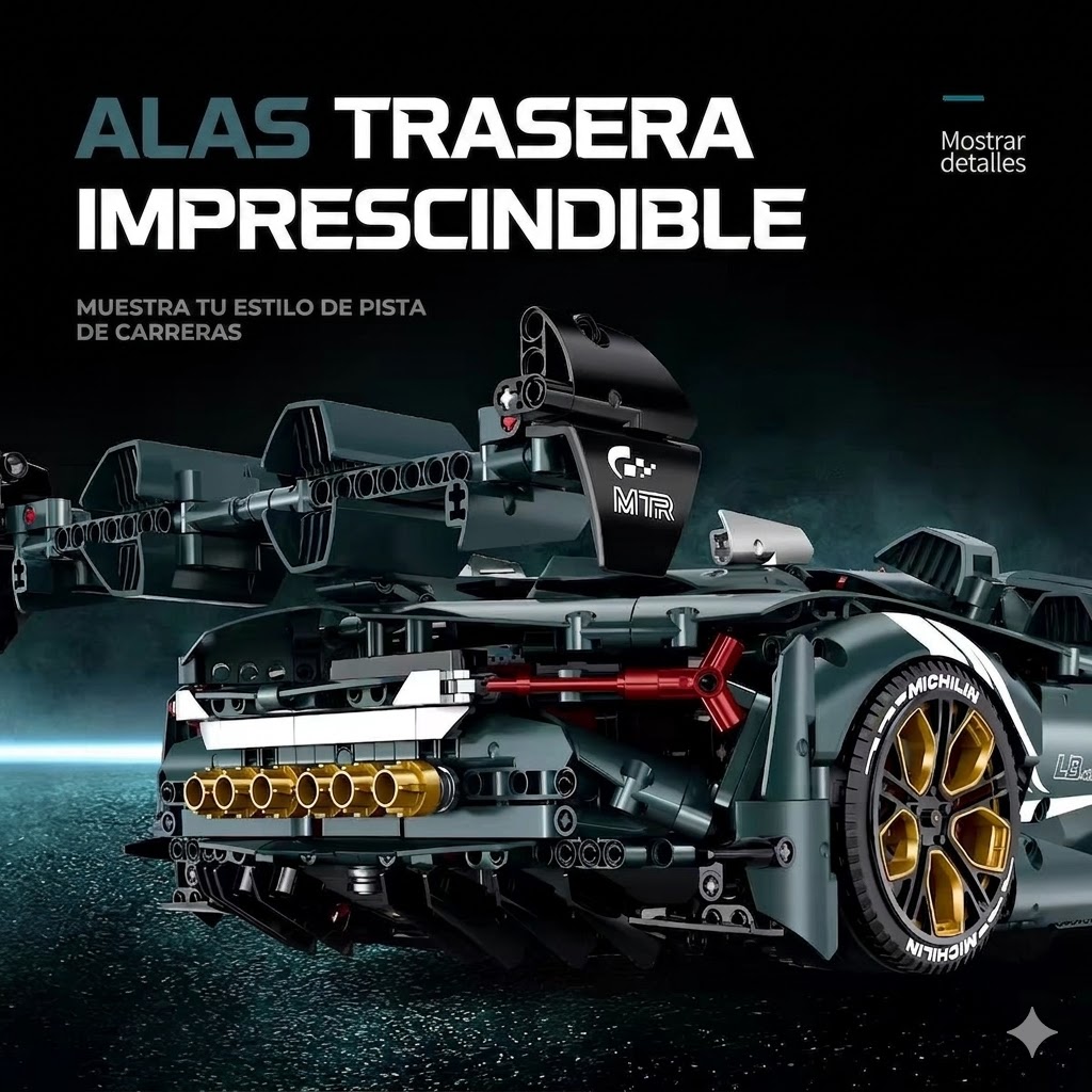 Lamborghini Terzo Millennio Technic 3159 Piezas - Imagen 3