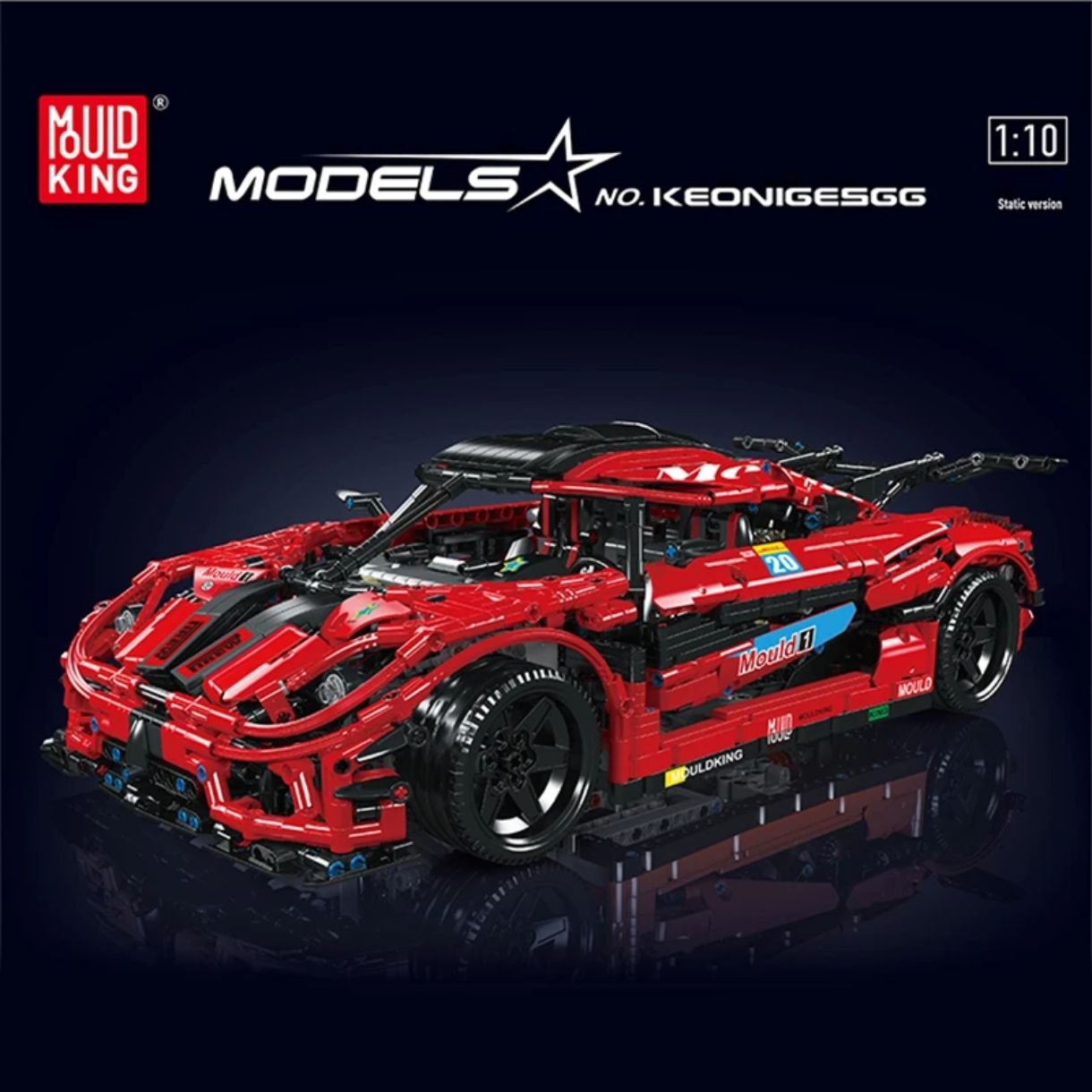 Carro Armable Keonigesgg Mould King 3063 Piezas - Imagen 3