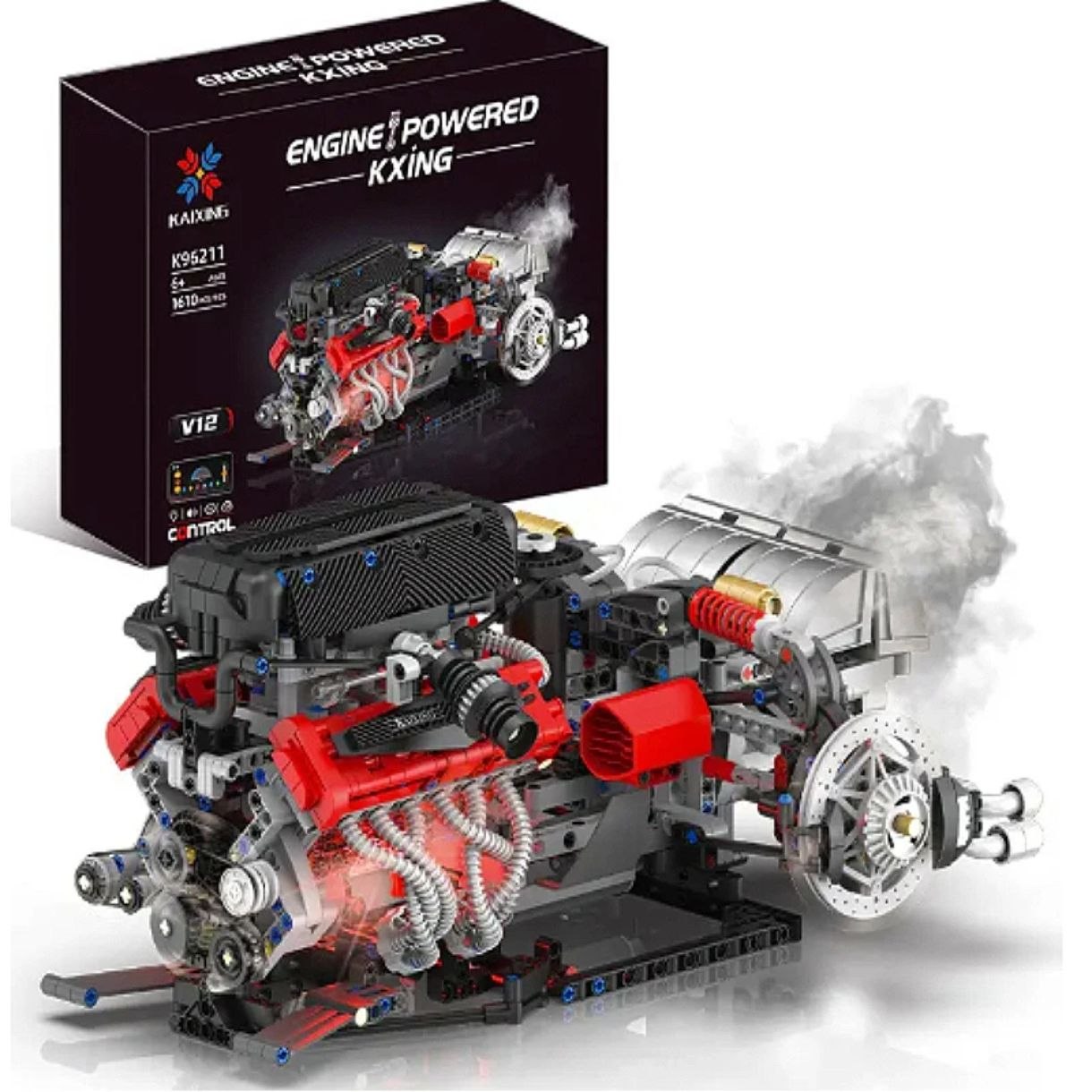 Motor Ferrari Enzo V12 con movimiento de 1610 piezas - Imagen 2