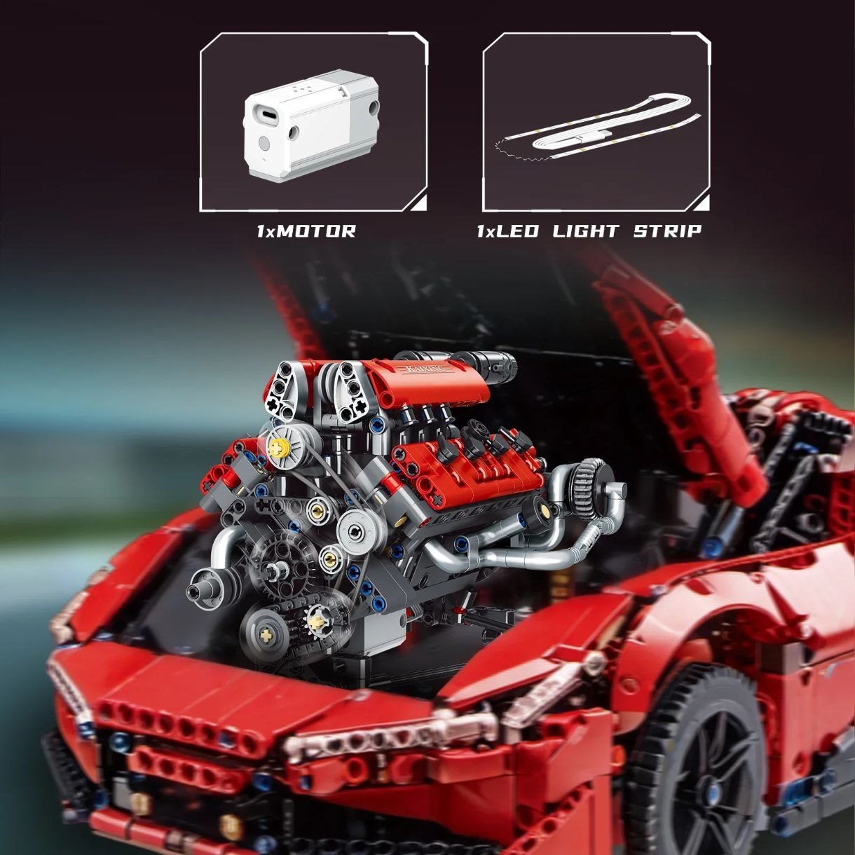Motor Ferrari con movimiento de 653 piezas - Imagen 4