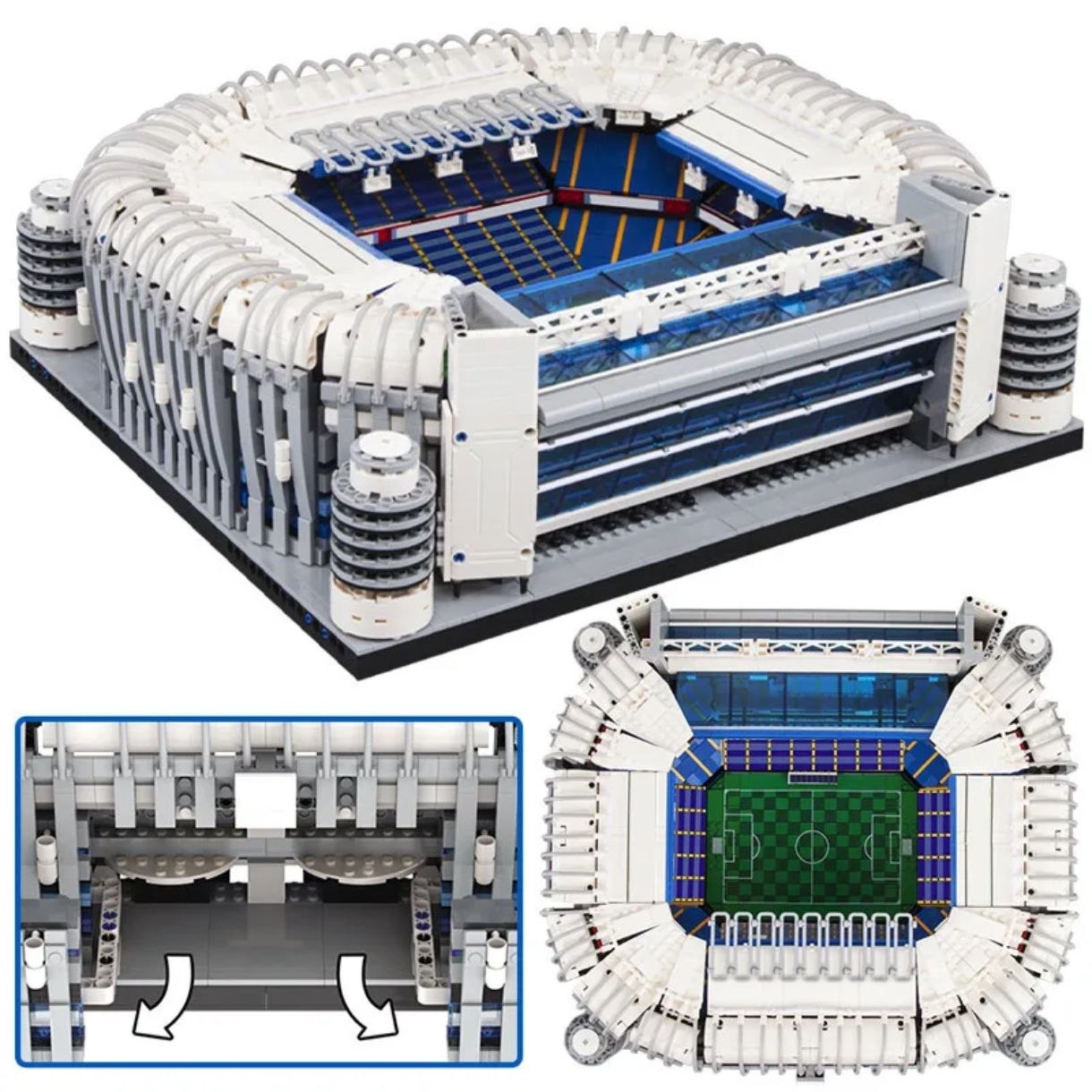 Estadio Santiago Bernabéu Escala 1:600 de 4750 piezas - Imagen 2