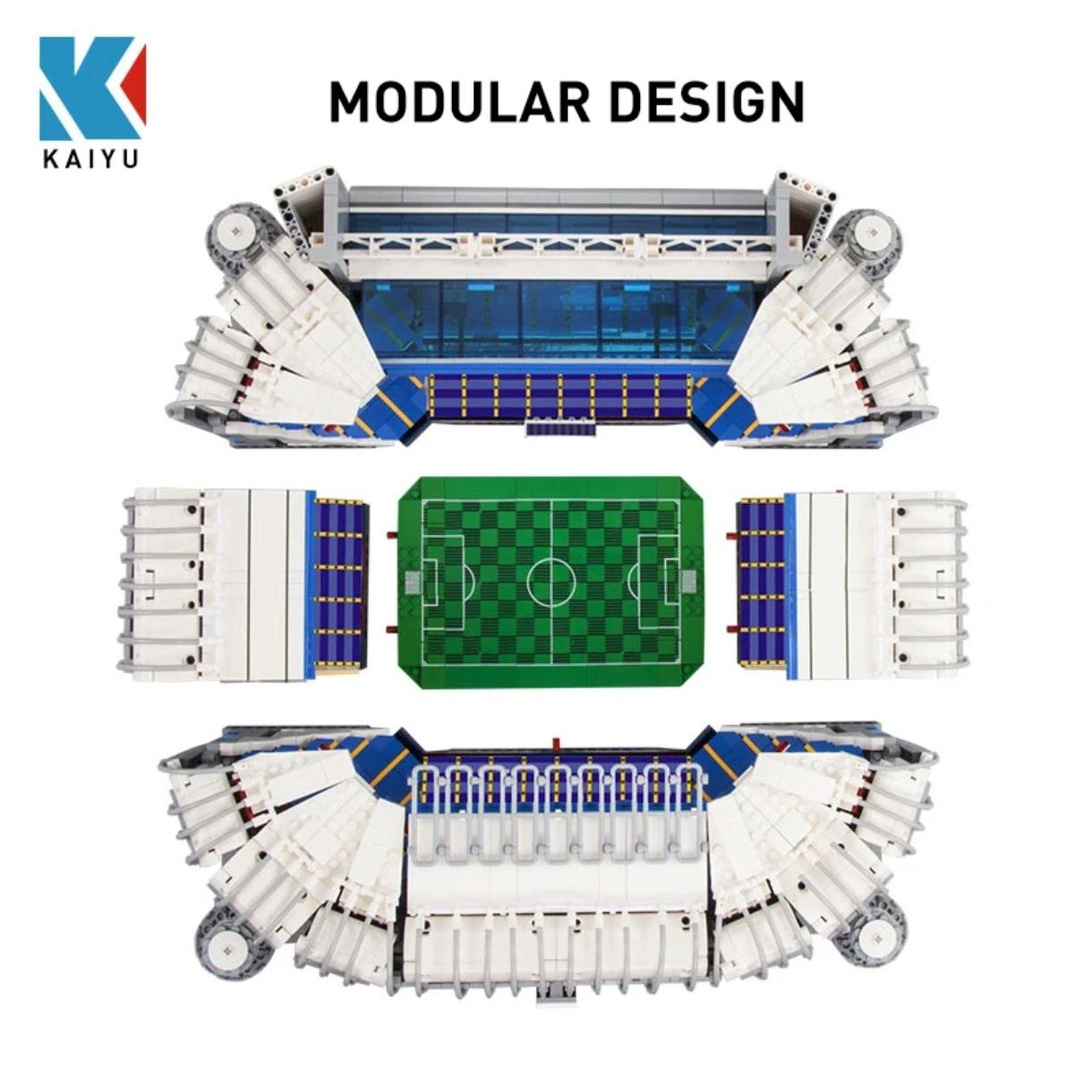 Estadio Santiago Bernabéu Escala 1:600 de 4750 piezas - Imagen 4