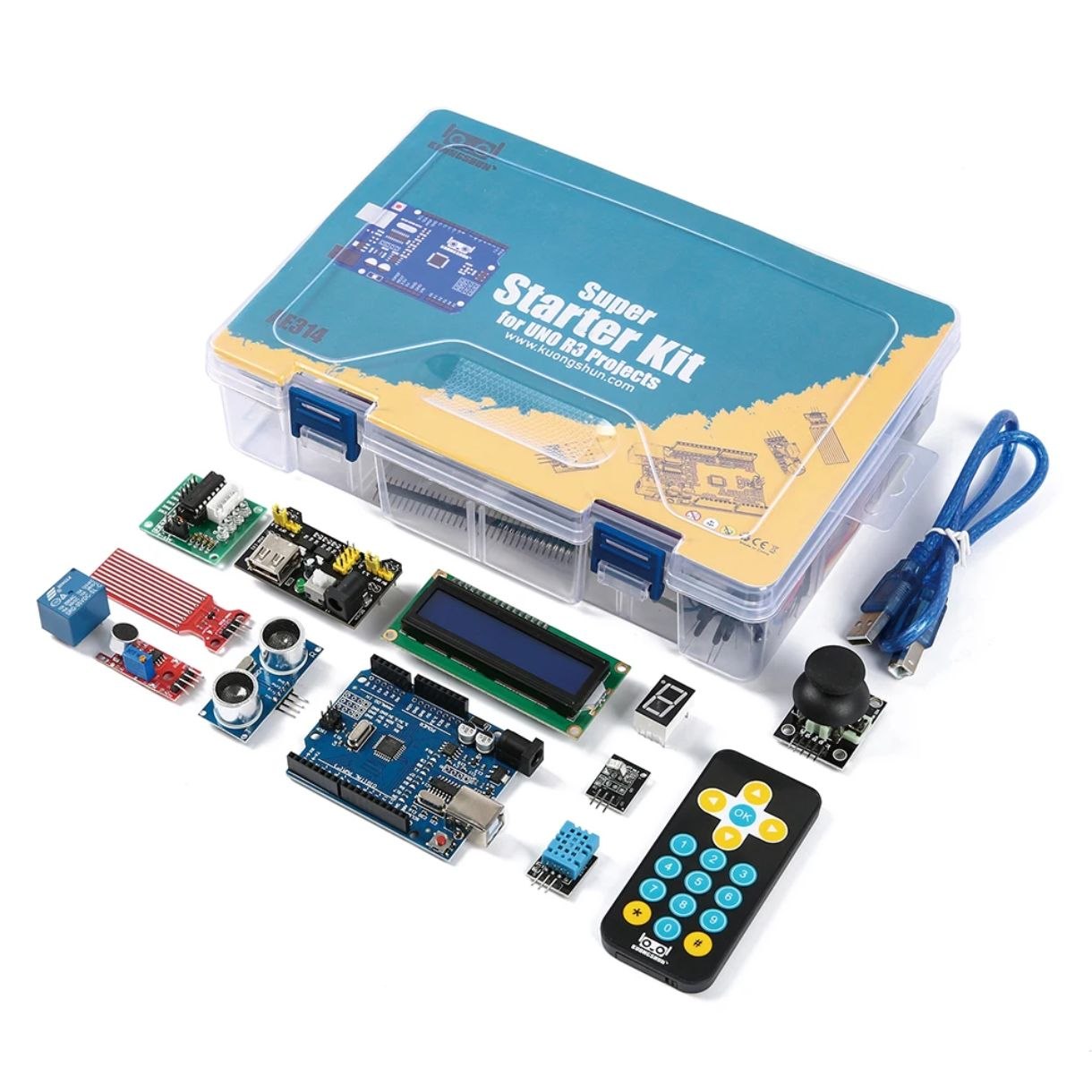 Kit Arduino Uno R3 Basic Starter 177 piezas y sensores - Imagen 2
