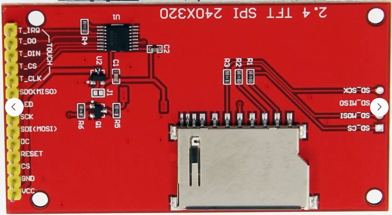 Módulo Pantalla Color TFT de 2.4 Pulgadas con SPI y Ranura MicroSD y lápiz stylus - Imagen 4