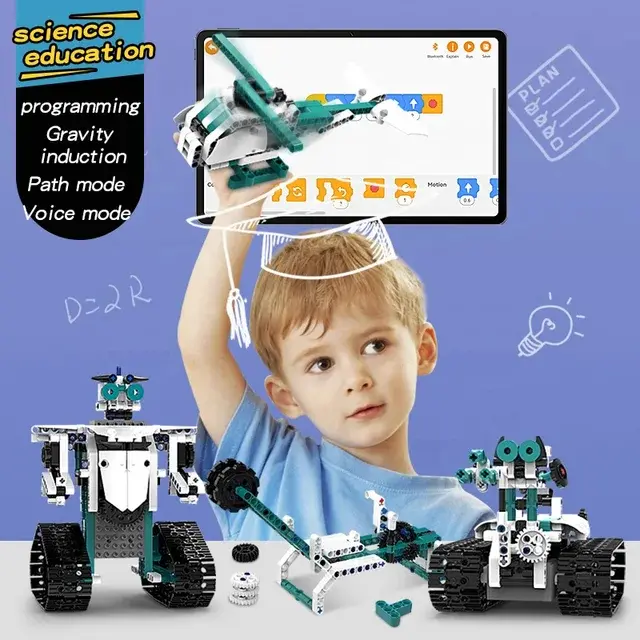Kit robot 13 en 1 con movimiento de 557 piezas - Imagen 4