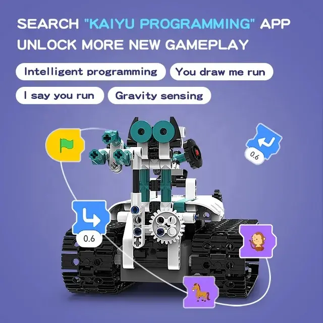 Kit robot 13 en 1 con movimiento de 557 piezas - Imagen 5