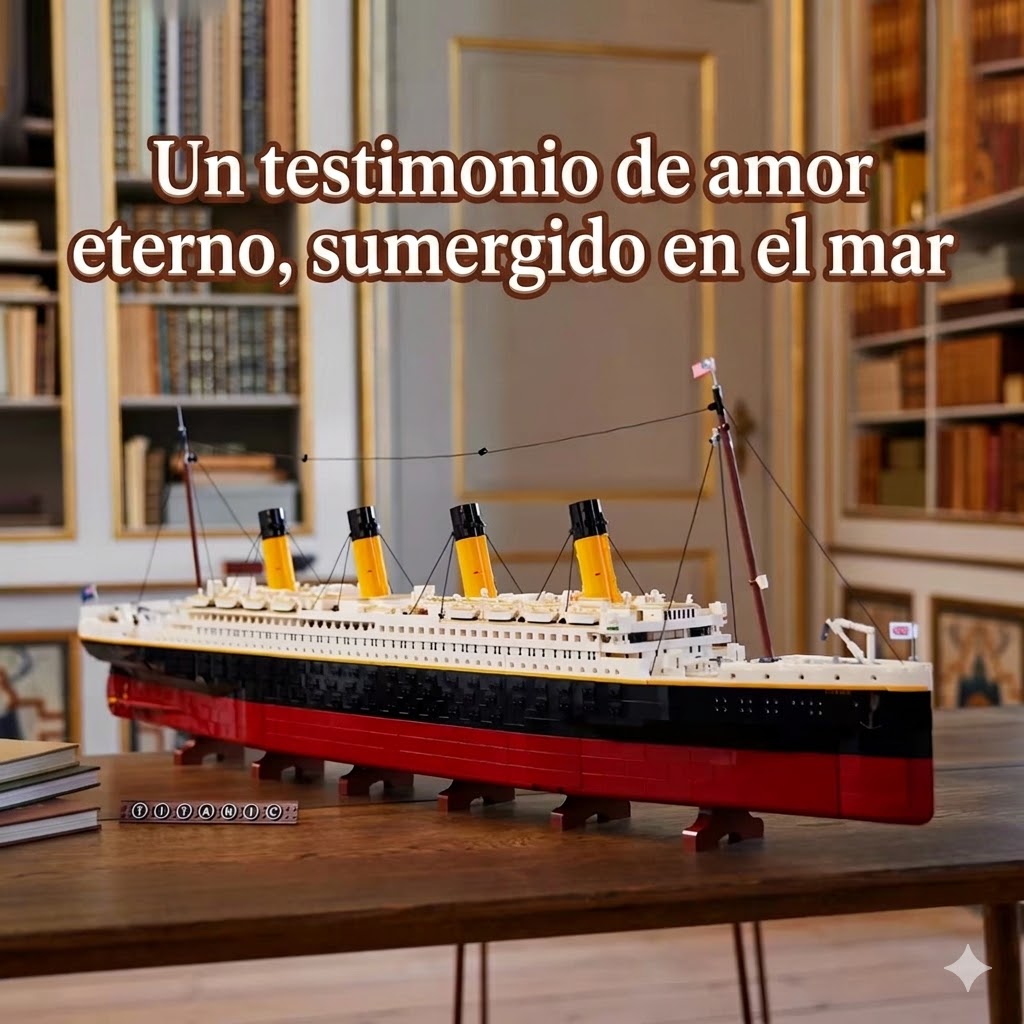 Transatlántico Titanic a Gran Escala De 9.090 Piezas incluye luces - Imagen 6