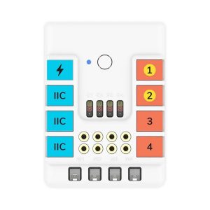 Placa de Expansión Nezha para Micro:bit – Módulo de Robótica Educativa Compatible con LEGO y Fischertechnik